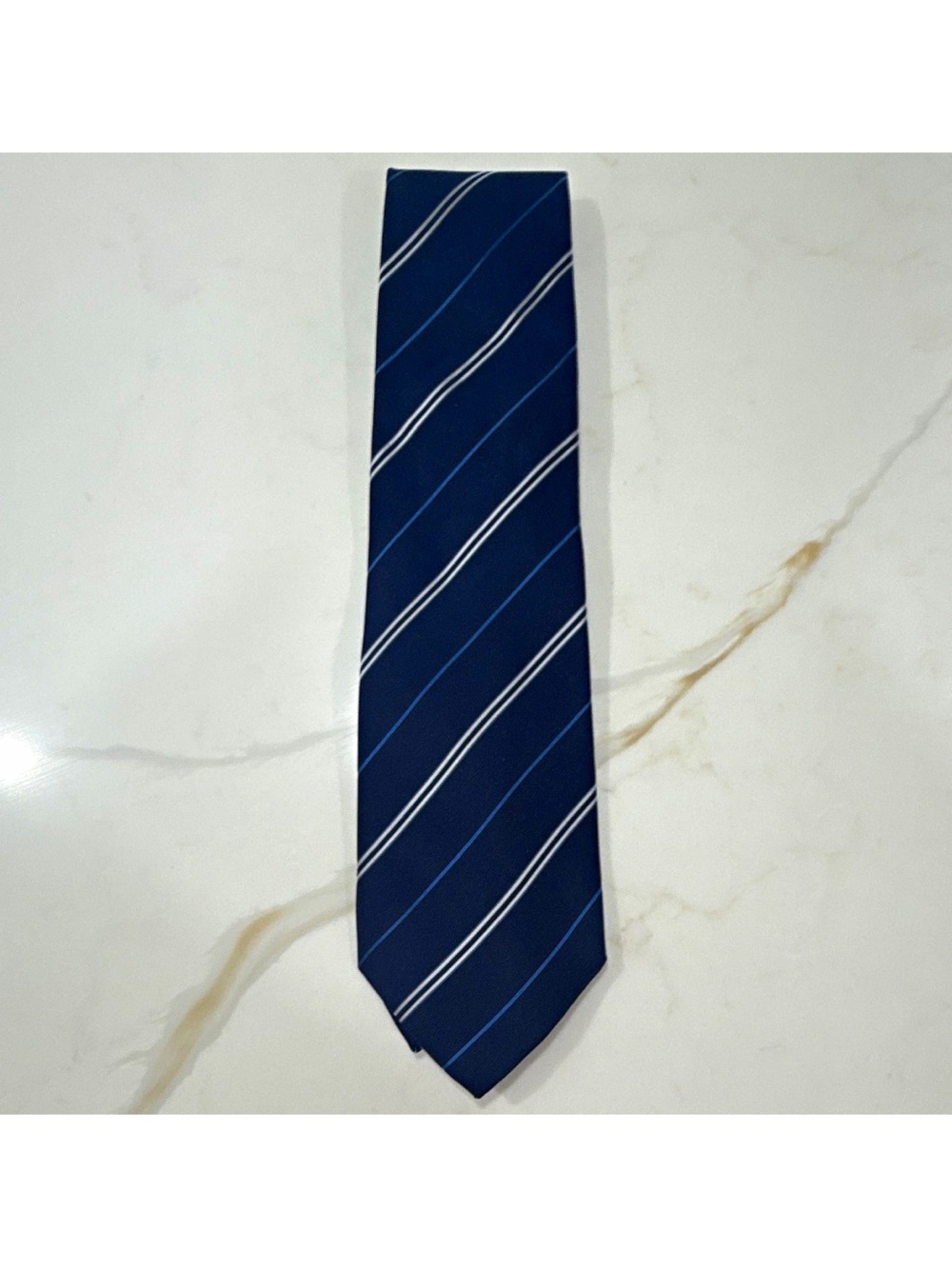 Banana Republic Navy Blue Striped Men's Tie
